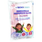 6 sac masque chirurgical rose 10 units pour enfants tecnol - tq tecnol
