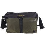 Sac messager homme vert en toile oxford imperm�able multifonction � bandouli�re