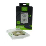 Sacs microfibres adaptable par 4 hegs33 + pour aspirateur bestron, bluesky, bomann, clatronic, domeos, ...
