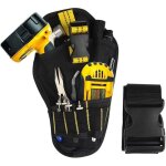 Sac � outils avec ceinture r�glable, sac multi - outils oxford �tanche, manchon de perceuse pour �lectricien, ...