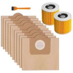 Sacs � poussi�re avec filtres pour aspirateurs karcher wd3 wd3 premium mv3 se4001 a2201 a2204 6. 959 ...