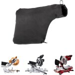 Sac � poussi�re pour scie � onglet mod�le 255, sac � sciure noir 9 pouces avec fermeture �clair et support ...