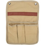 Sac de rangement lat�ral pour chaise de camping avec multiples poches, id�al pour p�che - nique en plein ...