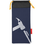 Sac de rangement pour piquets de tente marteau et clous noir (bleu)