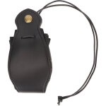 Sac de rangement pour d�s en similicuir, pochette � cordon portable, sac � d�s fait main, plateau noir ...