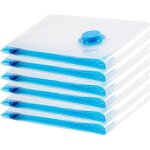 [jamais utilis�]sac de rangement sous vide 6pcs, sac sous vide vetement aspirateur, compression housse ...