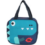Sac � repas enfant en tissu oxford �pais, anse renforc�e, motifs dinosaures mignons, coloris r�sistants, ...