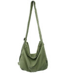 Sac en toile lavable, sac � bandouli�re minable, sac messager simple