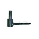Ing fixations - gond noir pour volet en bois, diamtre 14