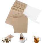 Sachets filtrants � th� jetables, mat�riau en p�te de bois, biod�gradables, compostables, sachets d'infusion ...