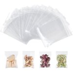 Sachet plastique transparent 7 x 10 cm, lot de 100 sachet zip pochon plastique, sachets plastiques refermables ...