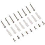 Sachet de visserie pour porte coulissante odyssea - pack de visseries pour portes coulissantes, r�flet ...