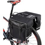 Sacoche de vlo porte - bagages 30l double sacoche de roue arrire avec housse de pluie pour vtt / vlo ...