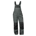 Salopette bolton, taille 52, gris / noir