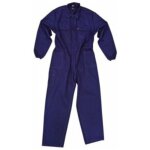 Salopette coton multi - poches oeko - tex avec zip couleur bleu taille 58 pour me'canicien et e'lectricien ...