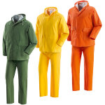 Salopette en pvc ripstop imperm�able verte taille xxl - la combinaison parfaite pour vos besoins de travail ...