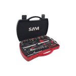 Coffret douilles et accessoires 1 / 4' 1 / 2' sam outillage 75 - shr60