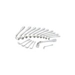 Jeu de cl�s � douille sam 16 pi�ces, 8 24 mm hex. en acier au chrome vanadium ( prix pour 1 )