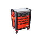 Sam outillage - servante sam en acier inoxydable 6 tiroirs à roulettes ( prix pour 1 ) Sam outillage - servante sam en acier inoxydable 6 tiroirs à roulettes ( prix pour 1 )