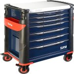 Sam outillage - servante sam en acier inoxydable 7 tiroirs à roulettes ( prix pour 1 ) Sam outillage - servante sam en acier inoxydable 7 tiroirs à roulettes ( prix pour 1 )