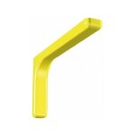 Emballage 2 supports de support en acier en zinc chrom� avec couvercle plastifi� pour fixer les �tag�res ...
