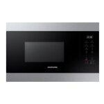 Samsung - micro - ondes gril - niche 38 cm - capacit� 22 l - sensor cook - inox mg22m8274at