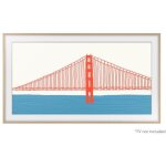 Samsung vg scfa55tkb cadre bois pour tv the frame 55 pouces