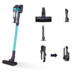 Samsung vs15a6031r1 aspirateur balai batterie sec sans sac 0, 8 l 410 w noir, couleur menthe