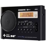 Sangean - n / a dab + dpr - 69 + fonction de charge de la batterie noir w96049