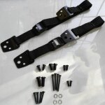 Sangles anti - basculement, 1 set, en noir, pour t�l�vision et meubles, sangles de s�curit� noires de ...