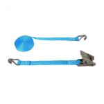Sangle d'arrimage  cliquet crochets 2 doigts rapprochs - long. m: 6 - larg. mm: 35 - charge kg: 2000 ...