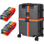 Sangles de bagage r�glables avec boucle ceinture elastique valise crois�e voyage lani�re pour valise ...
