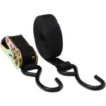 Werka pro ? sangle � cliquet 5m x 25mm ? crochets en acier pour charge lourde ? tissage polypropyl�ne ...