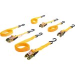 Bgs technic - sangles à cliquet avec crochets robustes 5 m x 25 mm 4 pièces Bgs technic - sangles à cliquet avec crochets robustes 5 m x 25 mm 4 pièces