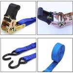 Vurahome - sangles � cliquet - kit de 4 sangles � cliquet, sangles de 5 m avec tendeur � cliquet sangles ...