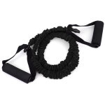 Sangle �lastique fitness antid�rapante 30lb - bande de r�sistance yoga et musculation int�rieur (noir) ...