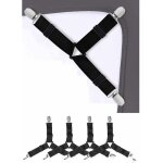 Sangle, elinguetriangle tendeur drap housse lit drap r�glable, r�glable �lastiques drap de lit attaches ...