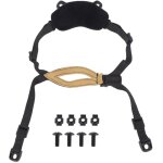 Sangle de menton r�glable 4 points pour casque mich, accessoire noir pour activit�s ext�rieures