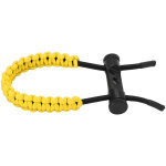 Sangle de poignet r�glable pour arc � poulies - corde tress�e jaune pour entra�nement