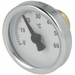 Thermomètre 0 - 60 °c pour set de robinets à bille équerre 1'' silvertec Thermomètre 0 - 60 °c pour set de robinets à bille équerre 1'' silvertec