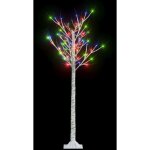 Sapin de noël 140 led colorées saule 1, 5 m int / ext vidaxl Sapin de noël 140 led colorées saule 1, 5 m int / ext vidaxl