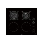 Sauter - plaque de cuisson mixte 2 foyers induction 2 brûleurs gaz 13 niveaux de puissance Sauter - plaque de cuisson mixte 2 foyers induction 2 brûleurs gaz 13 niveaux de puissance