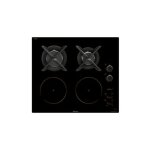 Sauter spi9602bm - table de cuisson mixte induction / gaz - 2 foyers induction (18 cm, 2, 8 kw, 13 niveaux, ...