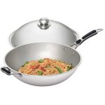 Sauteuse wok inox �36 cm pour induction iw35 - bartscher