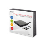 Savio ak - 43 disque optique / lecteur externe slim dvd�r / rw cd�r / rw noir