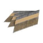 Pointes en bande 34 3. 1x90 anneles galvanises tte en d - sans gaz - boite de 2200 clous - arca - ...
