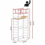 Scedil - echafaudage m4 lux (hauteur de travail 5 m)