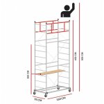 Scedil - echafaudage ux (hauteur de travail 5 m)