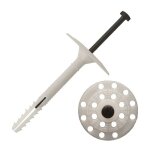 Scell - it - 200 fixations d'isolant rigide � frapper 160 mm avec clou polyamide - fi10160