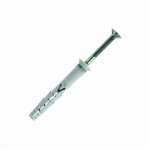 Scell - it - chevilles � frapper nylon t�te frais�e - clou inox a4 - yzf �6x40mm - boite de 200